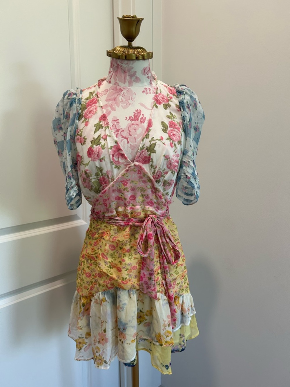 Loveshackfancy Arlo Picnic Patchwork Dress